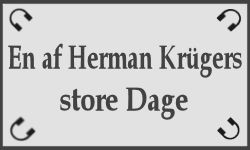 Vi følger på tætteste hold et mentalt forstyrret menneskes sind, fortalt gennem personens handlinger. Denne, en af Herman Krügers store dage, kan vise sig at blive en dag ganske som alle andre; noget helt særligt; eller måske den sidste dag i hans liv, alt efter hvilke tanker, der går sejrende ud af hans tilsyneladende sindsyge tankespind.